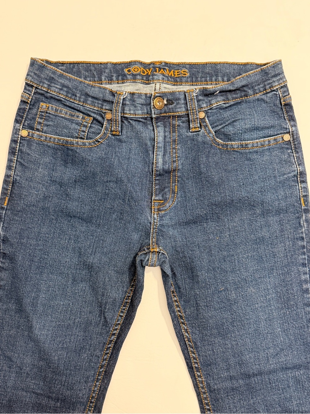 Cody James Straight Leg Jeans in Blue Denim Size 36W 30L - Picture 2 of 10